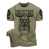Strength Workout T-Shirt - 3D Printed Gym Tee | East R Us