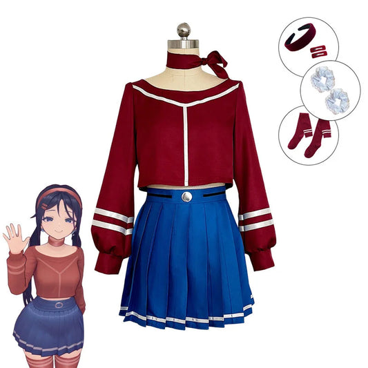 Anime horror game miside cosplay outfit