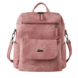 Vintage PU Leather Backpack