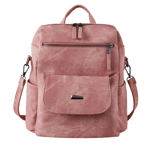Vintage PU Leather Backpack