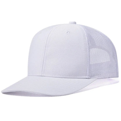 Breathable curved brim style trucker cap