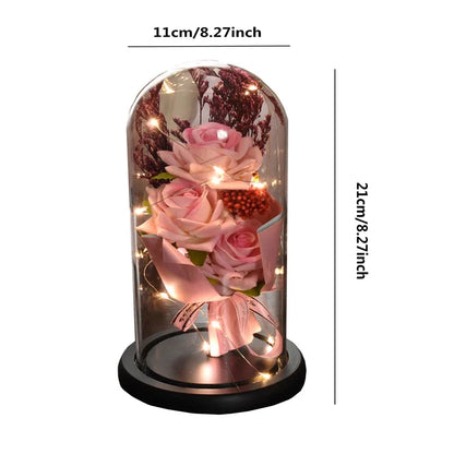 Rose led eternal flower