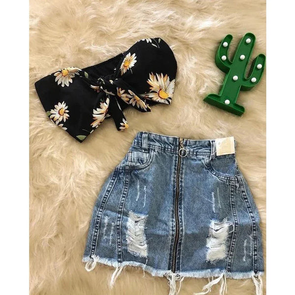 2Pcs Summer Fashion Clothes Set