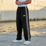 Double Stitching Casual Pants - Trendy Printed Trousers