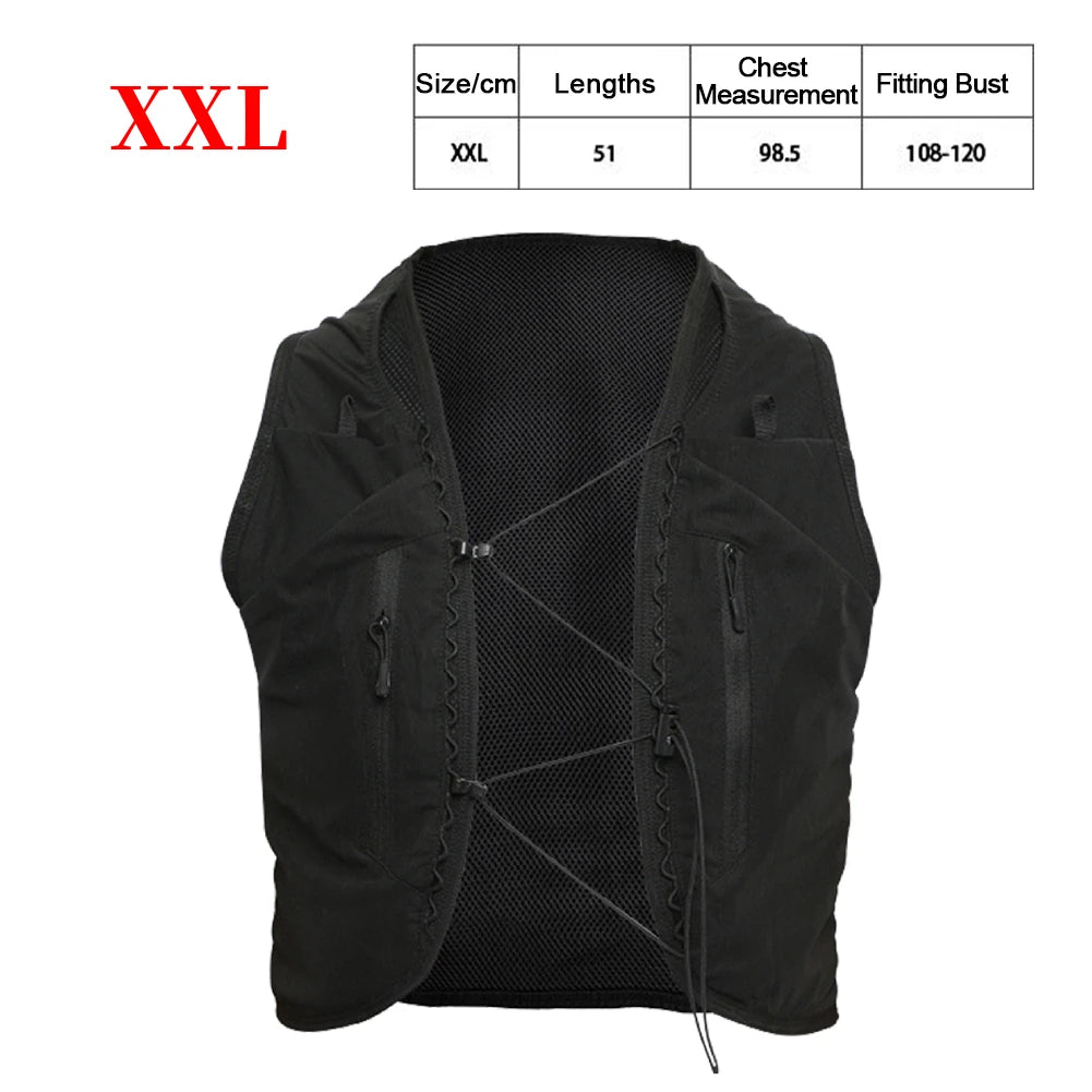 Large capacity portable hydration bladder backpack