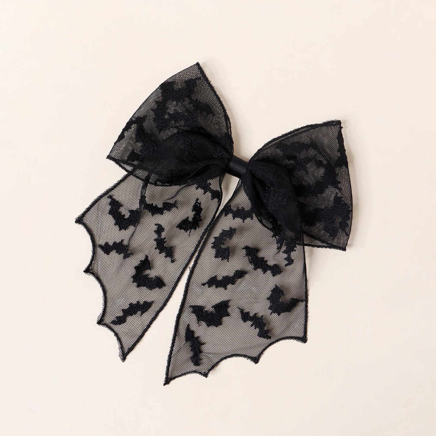 Halloween Bat Bow Hair Clip