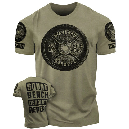 Men's Fitness T-Shirt - Short Sleeve Gym Wear | East R Us
