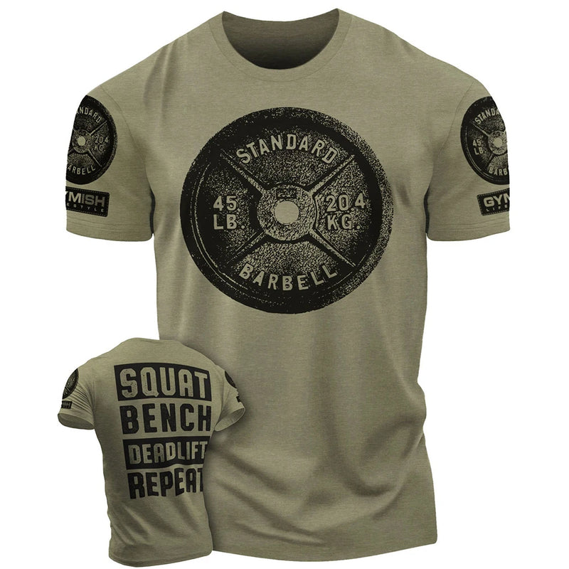 Men's Fitness T-Shirt - Short Sleeve Gym Wear | East R Us
