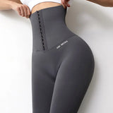 Postpartum High Waist Shapewear Corset Leggings