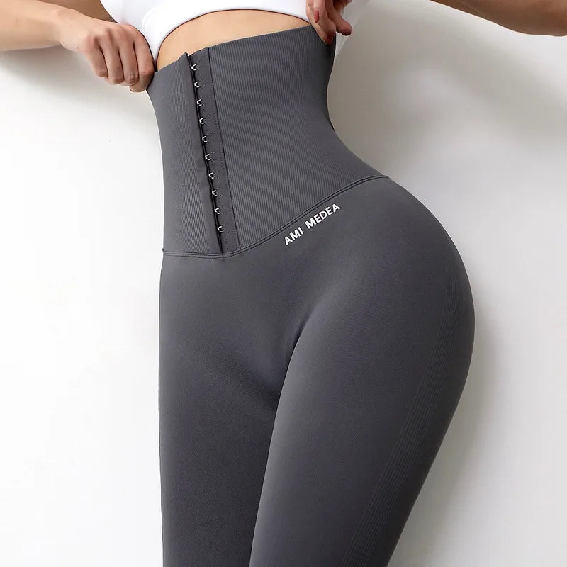 Postpartum High Waist Shapewear Corset Leggings