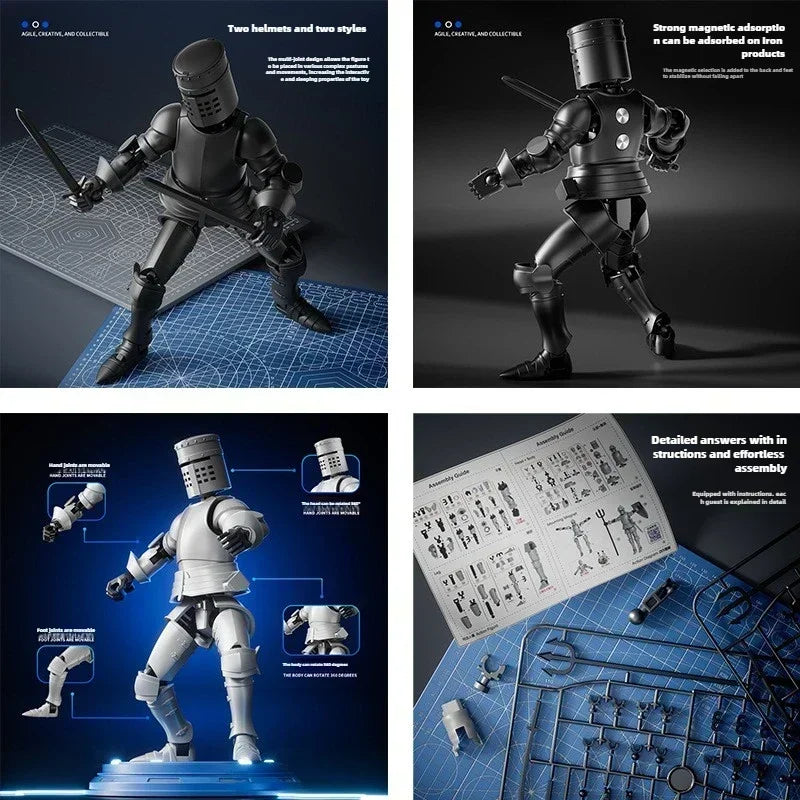 3D Printed Mannequin Character Assemble Toy