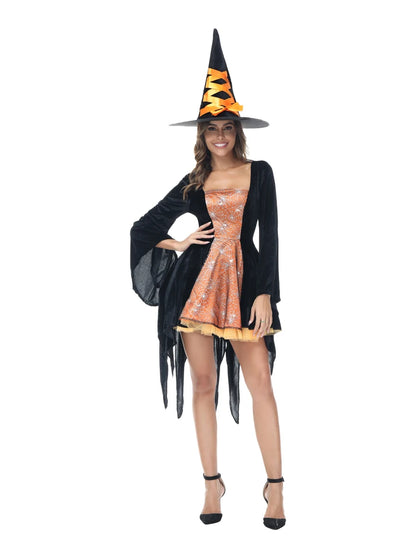 Gothic Short Witch Halloween Costumes