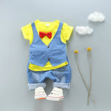 Cotton Cool Tee + Shorts Pants Clothes Set