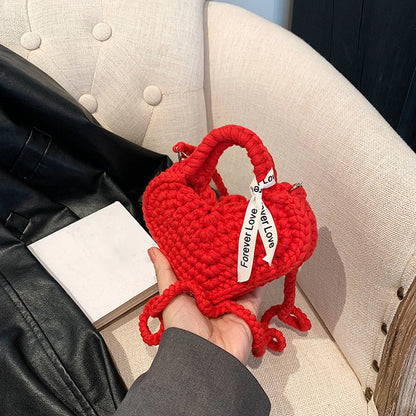 Handmade crochet small handbag