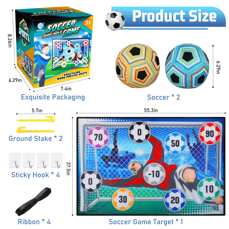 Foldable Football Ball Game Set for Kids