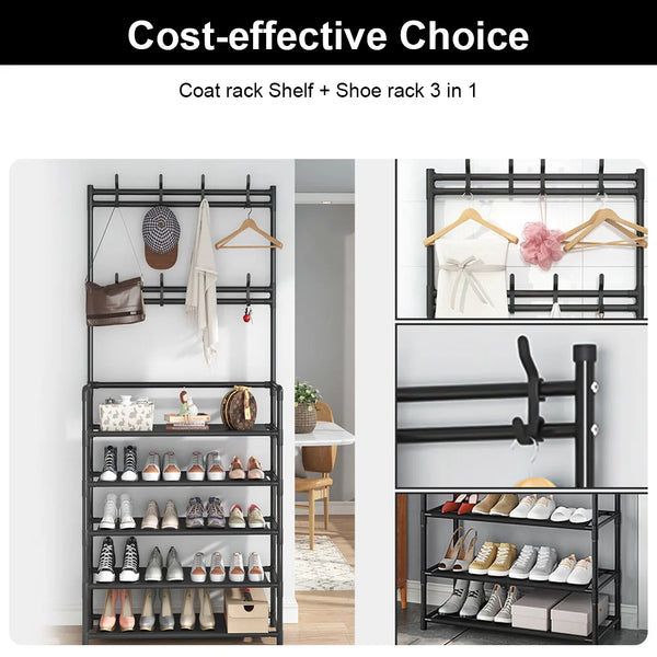 Multi-Layer Shoe Rack Doorway Organizer