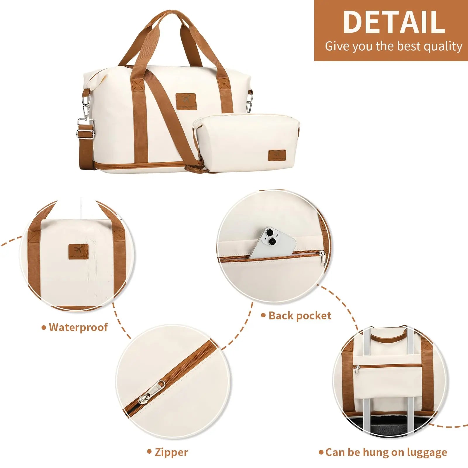 Women's Duffel Bag - Expandable Travel Bag | East R Us