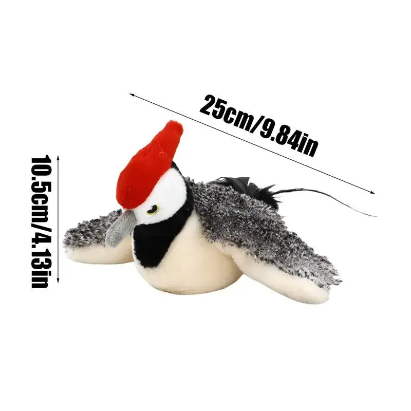 Woodpecker with sound rechargeable cat toy
