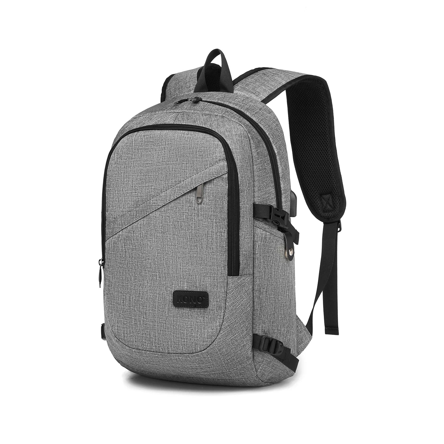 Anti-theft usb-charged laptop backpack