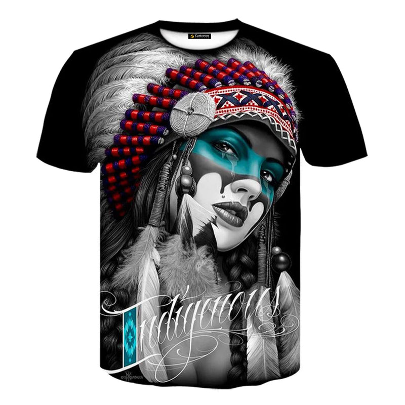 Indians Summer Fashion 3D T-shirt