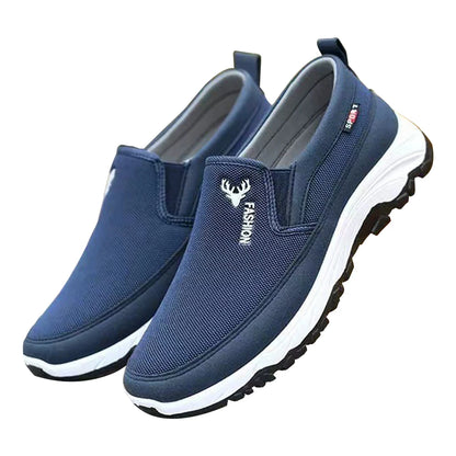 Breathable slip on male casual sneakers