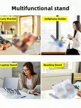 Ergonomic Portable Plastic IPad & Phone Stand