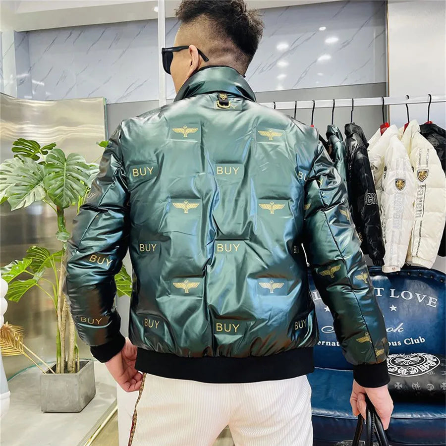 Fashion men's down vintage jacket