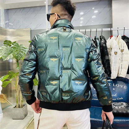 Fashion men's down vintage jacket