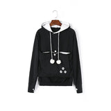 Cute Cat and Dog Printed Hooded Sweater