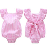 Cute Baby Girl Stiped Romper
