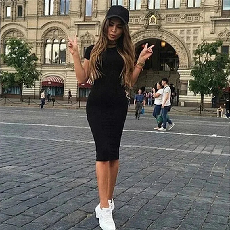 Bandage Bodycon Sheath Dress