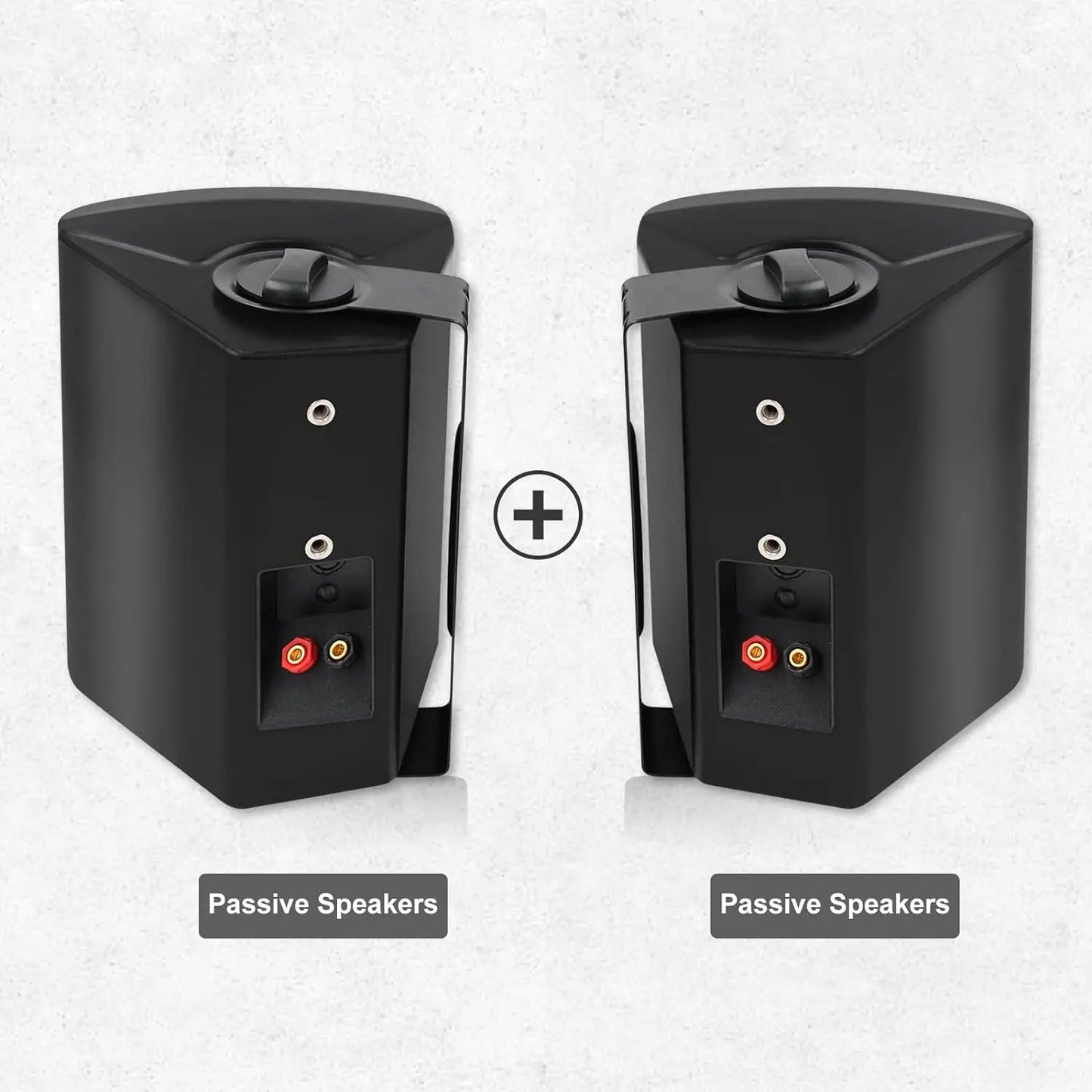 Waterproof dual speakers