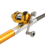 Mini Telescopic Portable Pocket Pen Fishing Rod Pole
