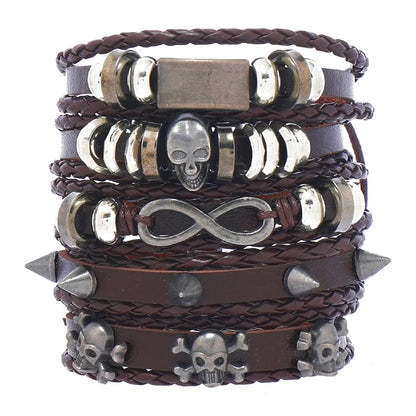 Fashion Multi-layer Beaded Leather Bracelet