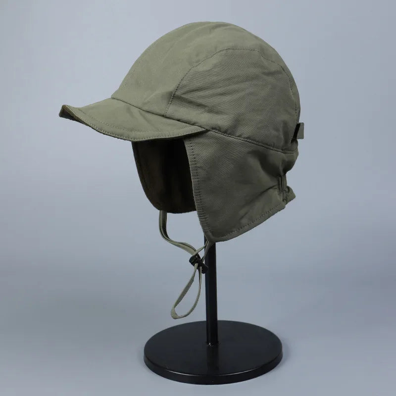 Warm Ear Protection Windproof Velvet Pilot Hat