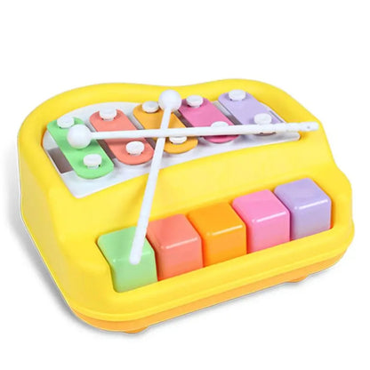 2 in 1 mini percussion xylophone piano toy