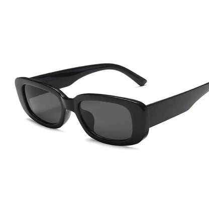 Trendy retro small square sunglasses