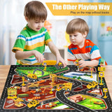 Construction Race Tracks Toy for Kids