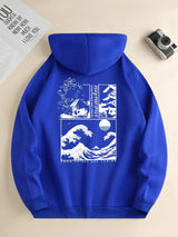 Men's Landscape Print Long Sleeve Hoody