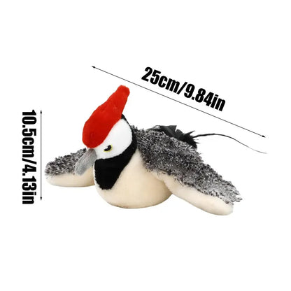 Woodpecker with sound rechargeable cat toy