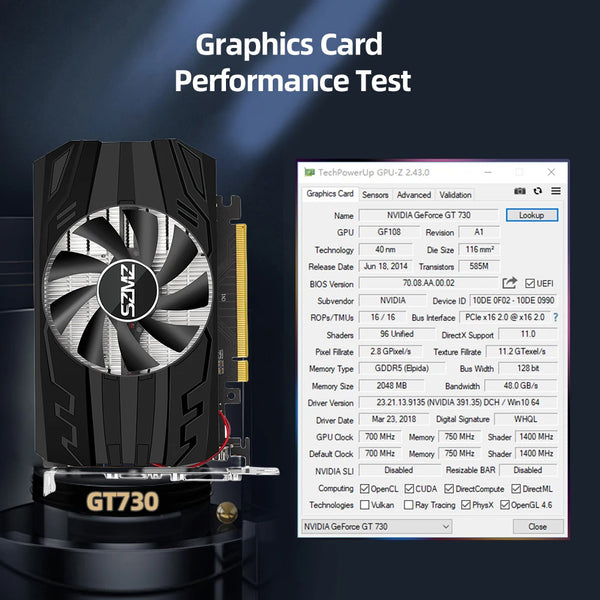 Compatible Computer Graphics Card