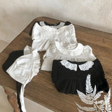 Lace Cotton Long Sleeve Princess Dress