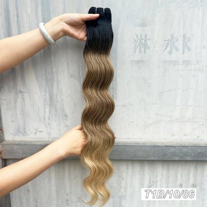Synthetic high temperature soft hair extensions