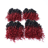 Synthetic Hair Weaving Honey Blonde Hair Extensions