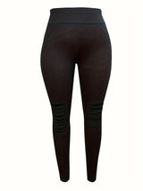 Women's Ripped High Elastic Leggings