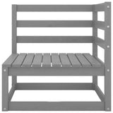 8-Piece Solid Pinewood Garden Lounge Set