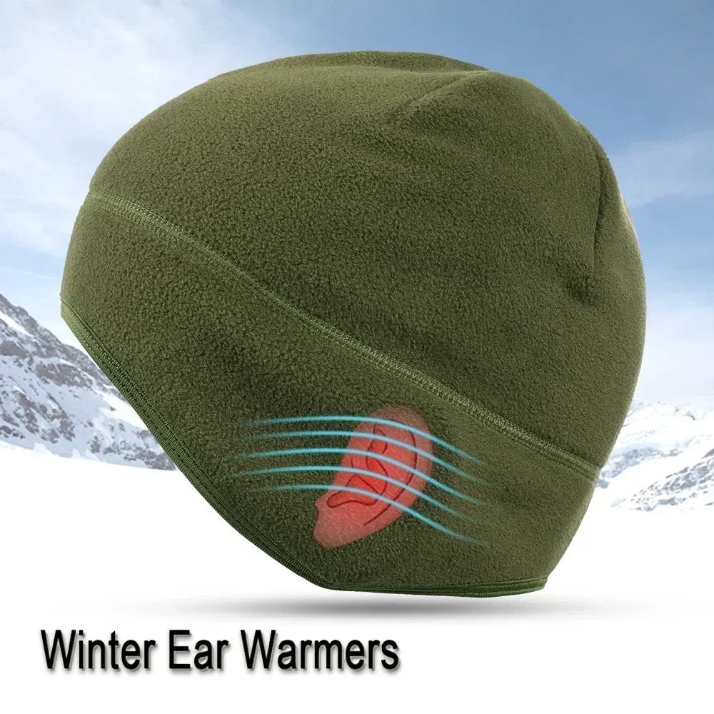Winter thermal outdoor windproof cap