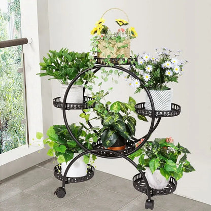 4 layer 6 pots flower holder