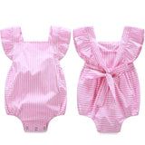 Cute Baby Girl Stiped Romper