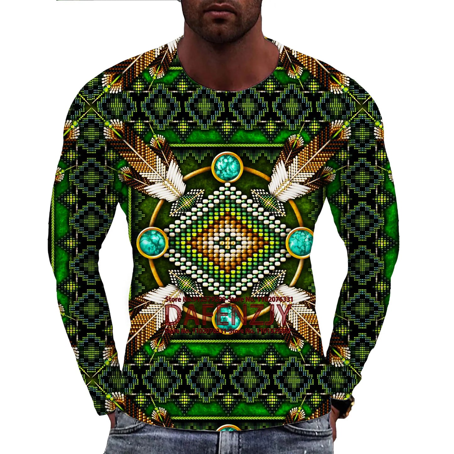 American indians culture 3d t shirt